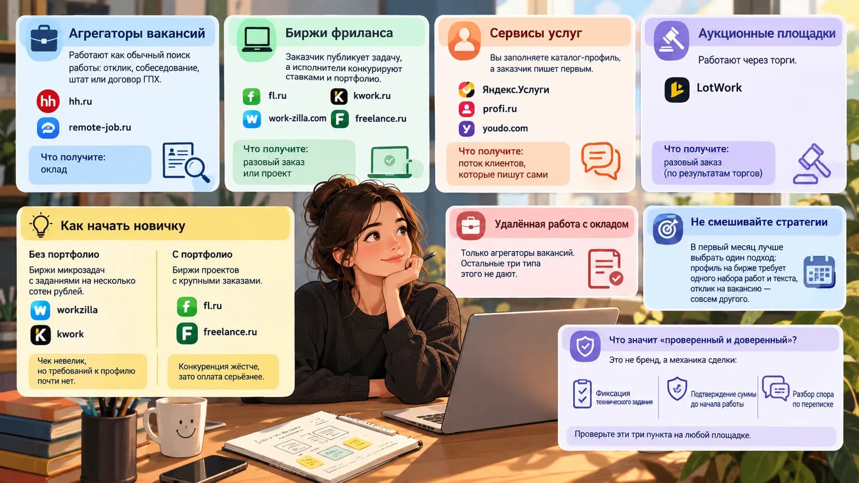 Сайты с удалённой работой: где искать заказы и вакансии, чтобы не потерять время