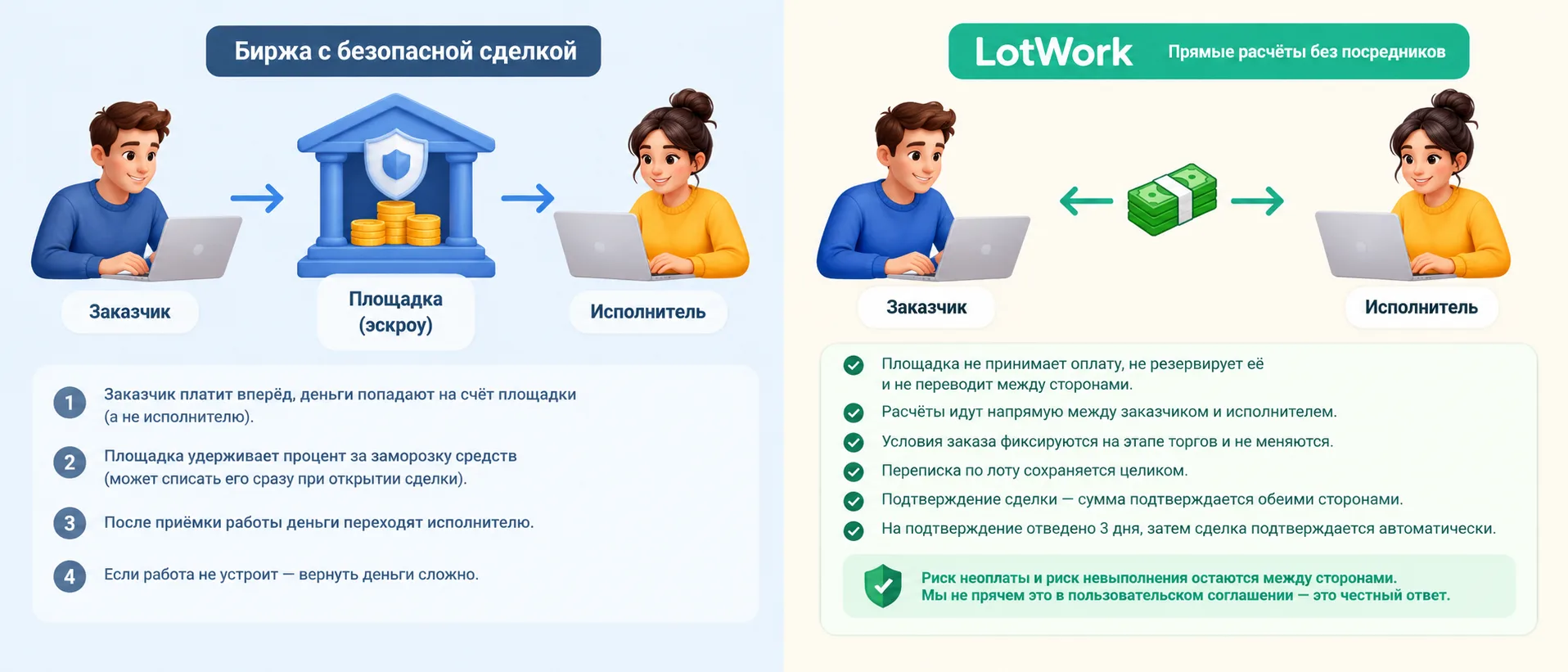 Что происходит с деньгами: эскроу, безопасная сделка и наш честный ответ