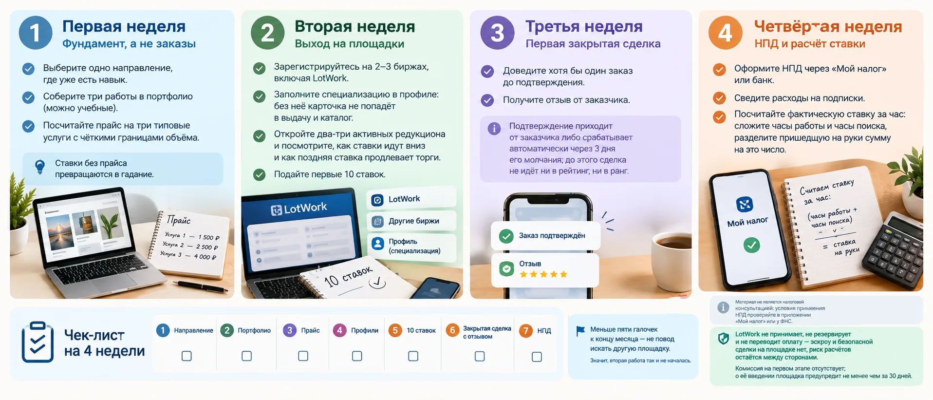 План на первые 30 дней: что сделать по шагам