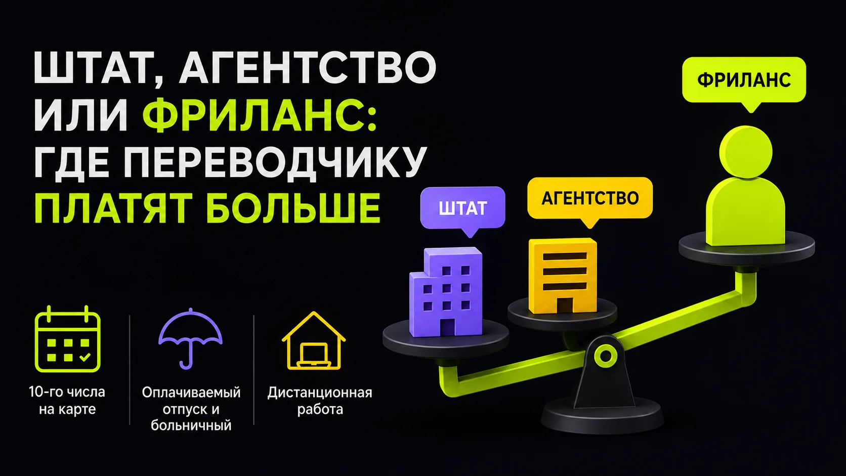 Штат, агентство или фриланс: где переводчику платят больше