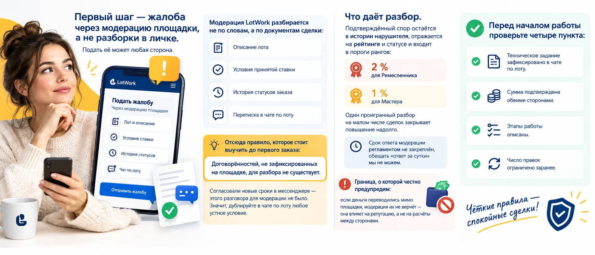 Что делать, если заказчик не заплатил или исполнитель пропал