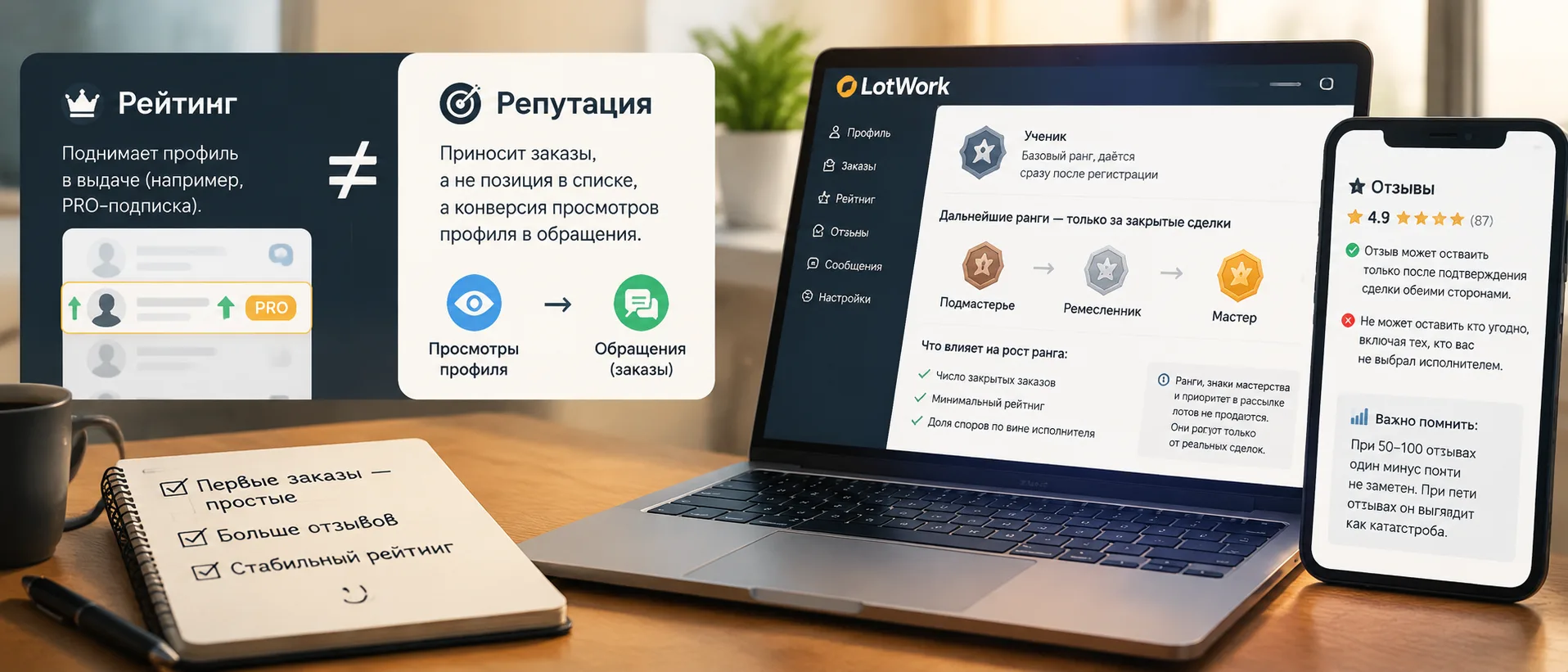 Репутация: что можно купить, а что нужно заработать