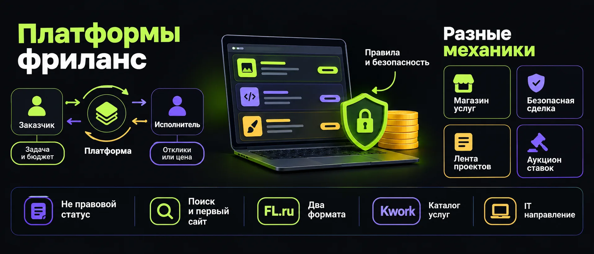 Что такое платформы фриланс и чем они отличаются друг от друга